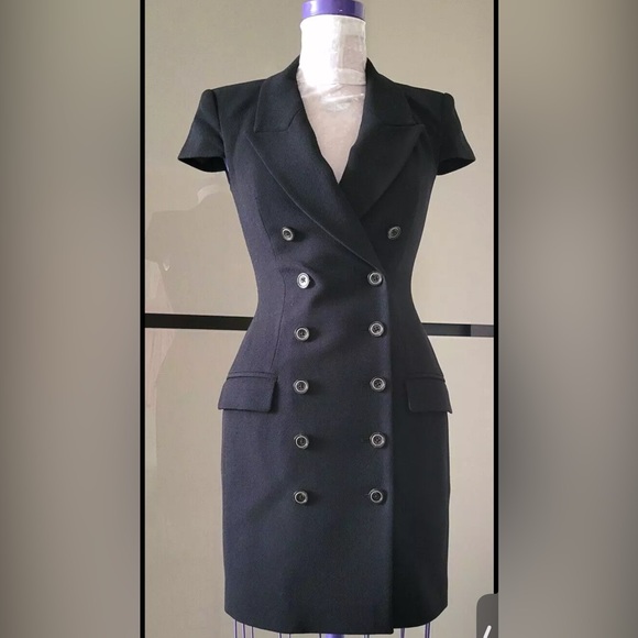 Rachel Zoe Black Blazer Dress, 6 - Picture 2 of 7